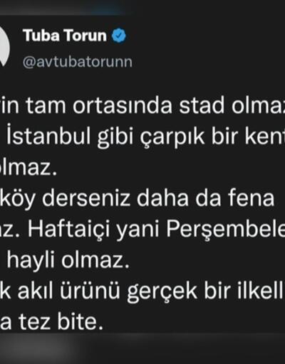 CHP'li Tuba Torun'un paylaşımına Fenerbahçe taraftarından tepki