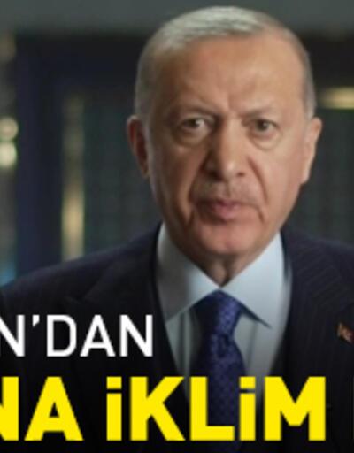 Son Dakika... Cumhurbaşkanı Erdoğan'dan BM konferansına iklim değişikliği mesajı