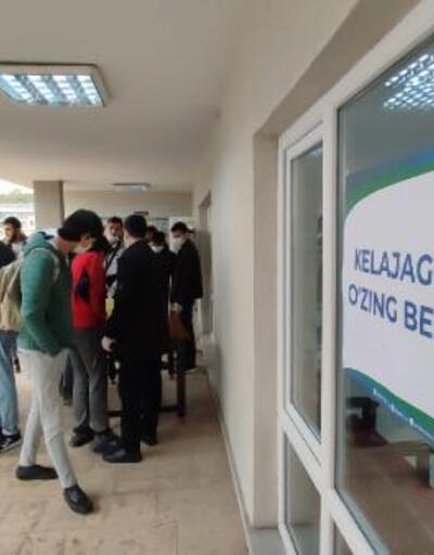 Karabük’te, Özbekistan vatandaşları oy kullandı 