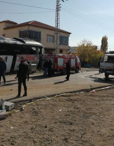 Kayseri’de yolcu otobüsü ile kamyonet çarpıştı: 1 ölü, 11 yaralı