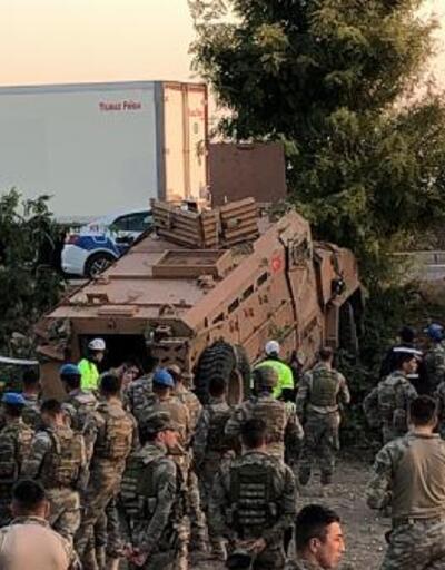 Hatay’da zırhlı askeri araç devrildi: 5 yaralı