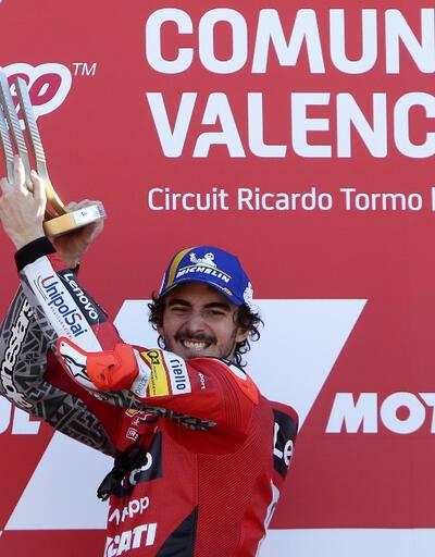 Valencia Grand Prix'sini Ducati pilotu Bagnaia kazandı