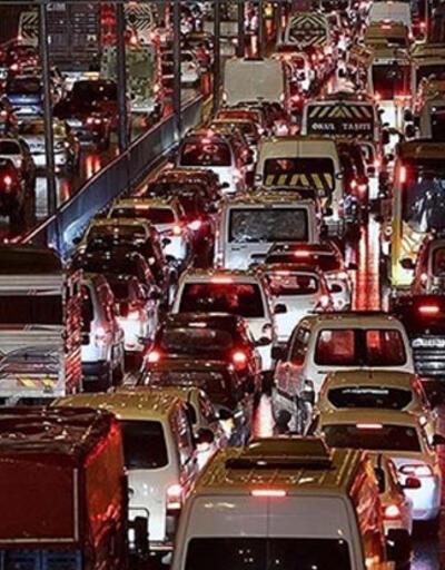 İstanbul'da trafik yoğunluğu 