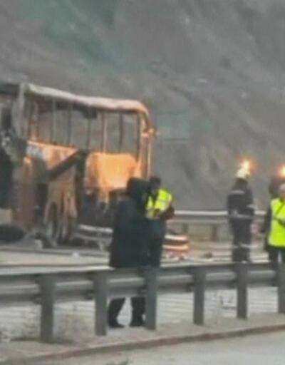 Bulgaristan'da yolcu otobüsü alev alev yandı: 46 kişi hayatını kaybetti