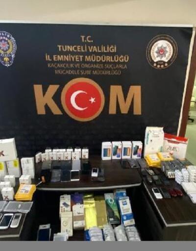 Tunceli'de kaçak cep telefonu operasyonu: 4 gözaltı
