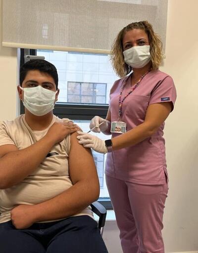 100’üncü TURKOVAC gönüllüsü aşı oldu
