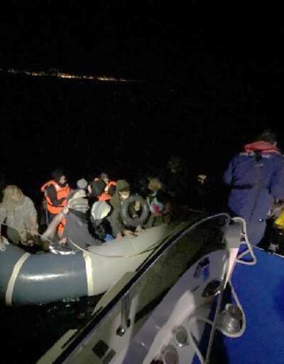 İzmir açıklarında 92 kaçak göçmen kurtarıldı 