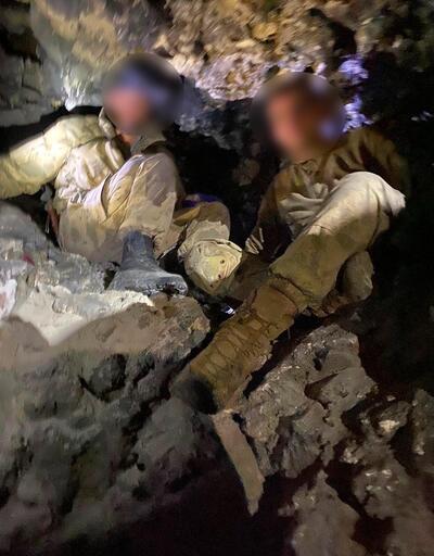 6 PKK'lının etkisiz hale getirildiği mağara imha edildi