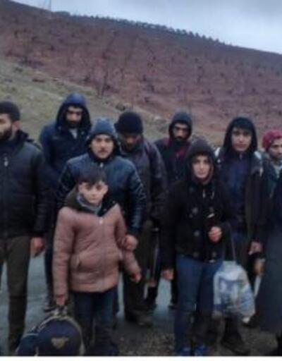 Kilis'te 16 kaçak göçmen yakalandı