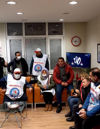 İşçilerden CHP binasında eylem | Video Haber