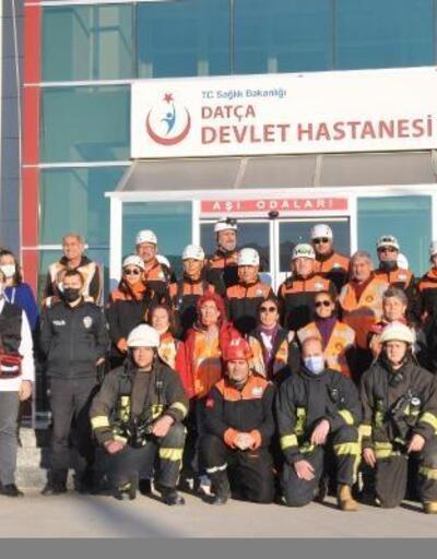 Datça Devlet Hastanesi'nde yangın tatbikatı