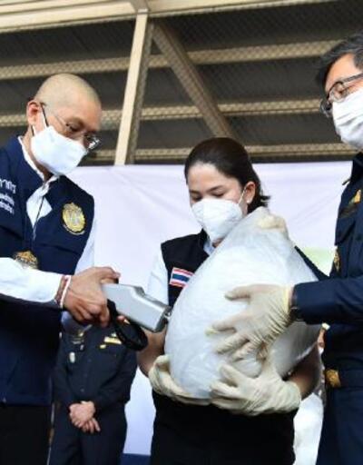 Tayland’da boks torbalarında 34 milyon dolarlık amfetamin ele geçirildi