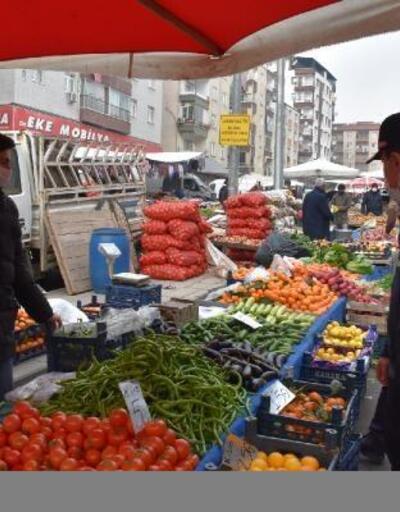 Kırıkkale'de semt pazarında denetim