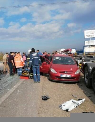 Erzin'de trafik kazası: 3 yaralı