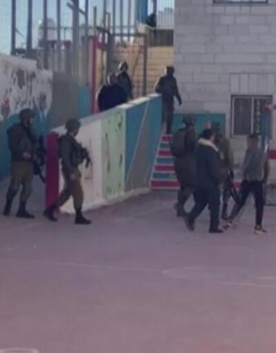 İsrail güçlerinden okula baskın: 2 öğrenci gözaltına alındı