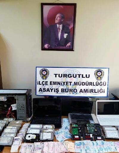 Turgutlu'da 6 adrese 'yasa dışı bahis' operasyonu