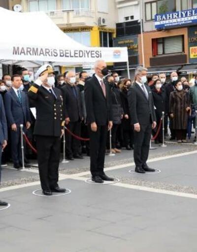 Atatürk'ün Marmaris'e gelişinin 87'nci yıl dönümü kutlandı