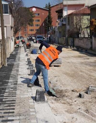Erbaa'da yol, kaldırım ve çevre düzenleme çalışmaları
