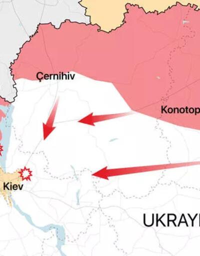Haritalarla 14 günde Rusya Ukrayna savaşı… Irpin aşılırsa Kiev ne kadar dayanabilir?