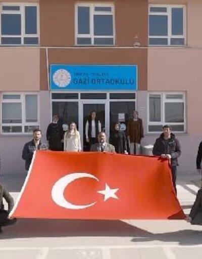 Amasya'da 650 öğretmenle İstiklal Marşı'na özel klip