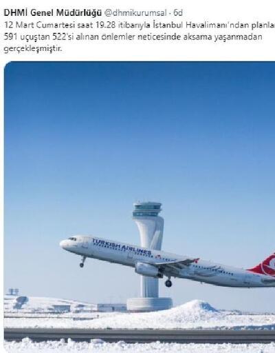 DHMİ'den İstanbul Havalimanı'ndaki seferlerle ilgili açıklama