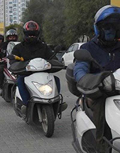 Motosiklet ve motokuryeler yarın trafiğe çıkabilecek