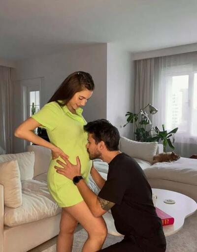 Fulya Zenginer'in bebek heyecanı
