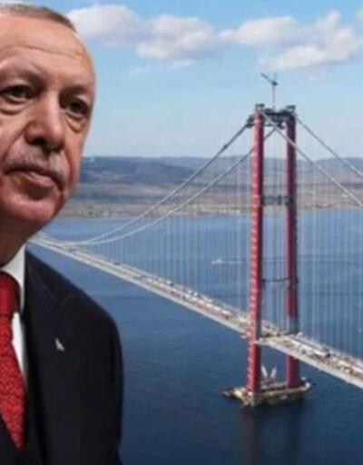 Cumhurbaşkanı Erdoğan'dan '1915 Çanakkale Köprüsü' paylaşımı
