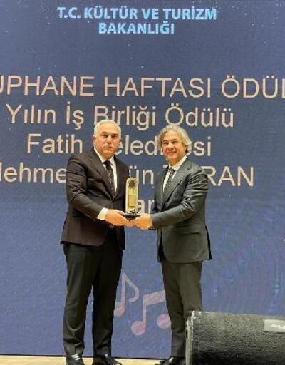 Kütüphane Haftası’nda Fatih Belediyesi’ne ‘Yılın İşbirliği’ ödülü