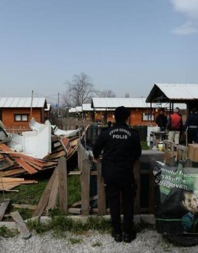 Osmangazi Belediyesi kaçak yapılan hobi evlerini yıkıyor