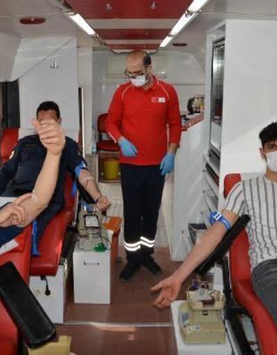 Korkuteli'nde 5 günde 372 ünite kan bağışı yapıldı