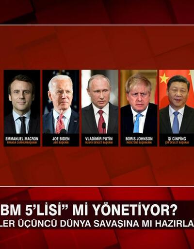 Dünyayı "BM 5'lisi mi yönetiyor? CHP'den Kemal Kılıçdaroğlu'na kumpas mı? Putin ve Biden hasta mı? Ne Oluyor?'da mercek altına alındı