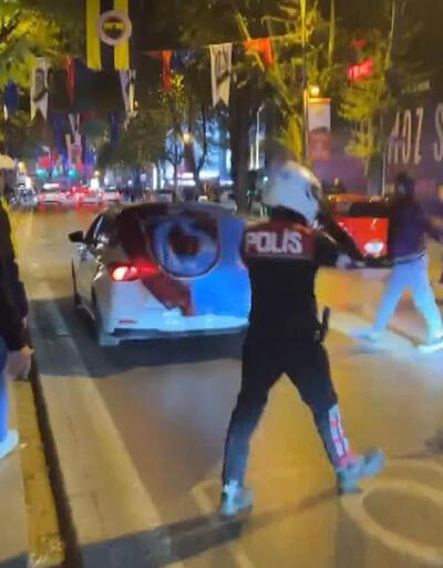 Kadıköy Bağdat Caddesi’nde kutlama kavgası