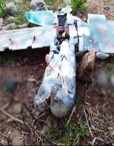 Patlayıcı yüklü maket uçak vurularak düşürüldü