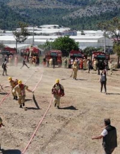 Mersin’de yangın ekipleri iş başı eğitimleri başladı
