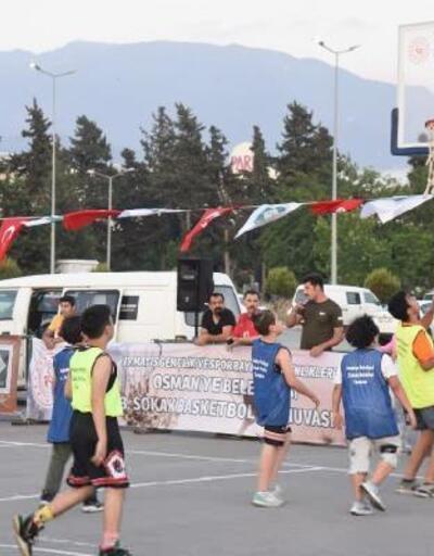 Osmaniye’de sokak basketbol turnuvası