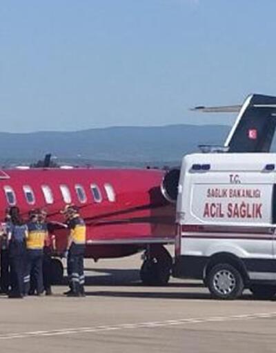 Fransa'da boğulma tehlikesi geçirdi... Ambulans uçakla Türkiye'ye getirildi