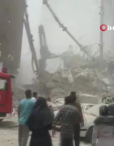 İran'da 10 katlı bina çöktü: Can kaybı 4’e yükseldi