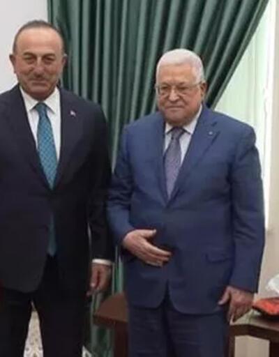 Son dakika haberi: Bakan Çavuşoğlu, Filistin Devlet Başkanı Mahmud Abbas ile görüştü