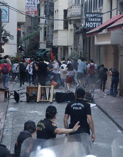 Gezi Parkı olaylarının 9. yıl dönümünde polis ile eylemciler arasında arbede