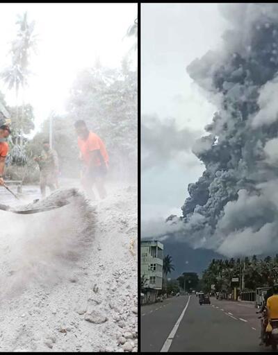 Filipinler'de Bulusan Yanardağı harekete geçti! Çevre bölgeler tahliye edildi