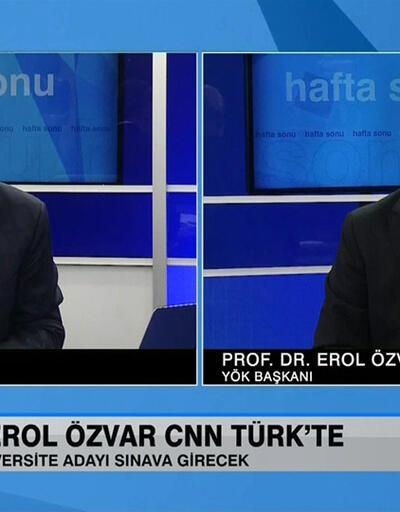 YÖK Başkanı Erol Özvar, milyonlarca öğrenciyi ilgilendiren önemli başlıkları Hafta Sonu'nda değerlendirdi