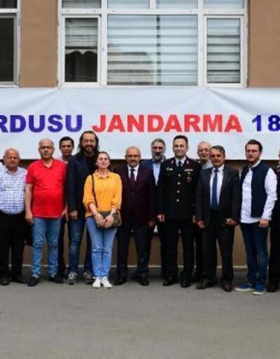 Trabzon’da, Jandarma basın mensuplarıyla bir araya geldi