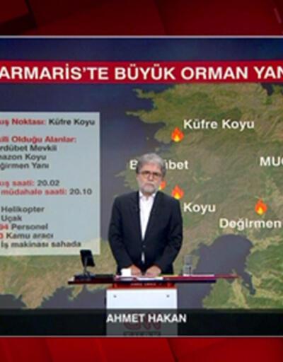 Marmaris'teki yangın kontrol altına alındı mı? Tarım ve Orman Bakanı Kirişci CNN Türk'te anlattı