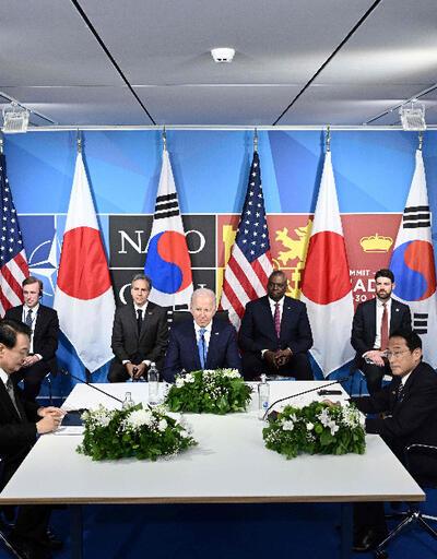 Japonya, ABD ve Güney Kore liderlerinden üçlü zirve