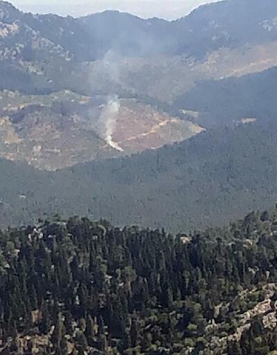 Bucak'ta orman yangını büyümeden söndürüldü
