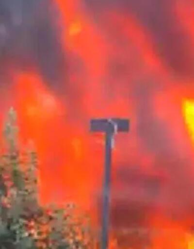 Sancaktepe'de otoparkta yangın: 16 araç hasar gördü