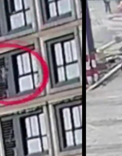 2 yaşındaki çocuk 5. kattan düştü! Havada yakaladılar