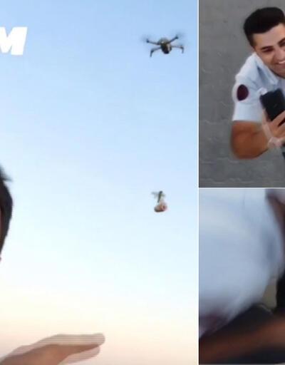 Yer: Adana! Kuzenine drone ile kebap yolladı