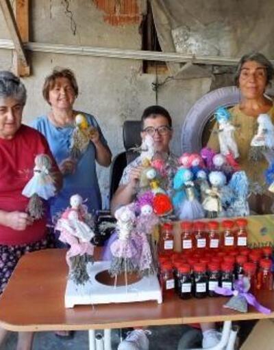 Engelli vatandaşlar festival için lavanta bebek üretiyor